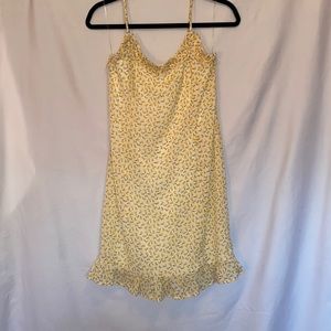 SHEIN Yellow flower dress